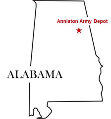 Anniston Army Depot - Map