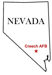 Creech Air Force Base AFB Map