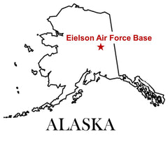 Eielson Air Force Base Map Alaska