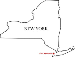 Fort Hamilton Map U.S. Army Brooklyn New York