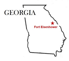 Fort Eisenhower, Augusta Georgia U.S. Army Location Map