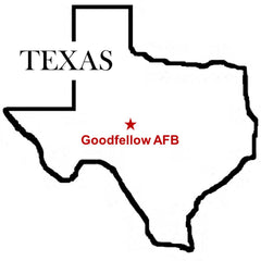 Goodfellow AFB Map U.S. Air Force Texas