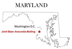 Joint Base Anacostia-Bolling Map Washington D.C.