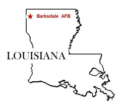 Barksdale AFB Map Air Force Base