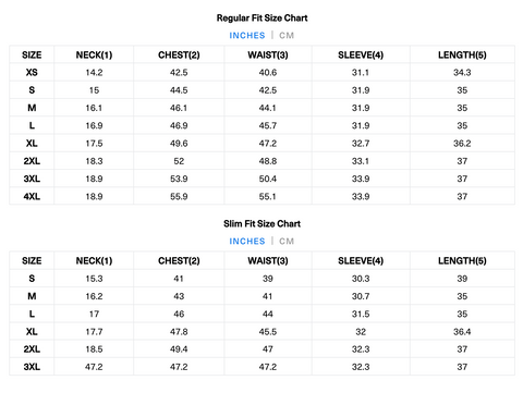 Size Chart – Kurt River