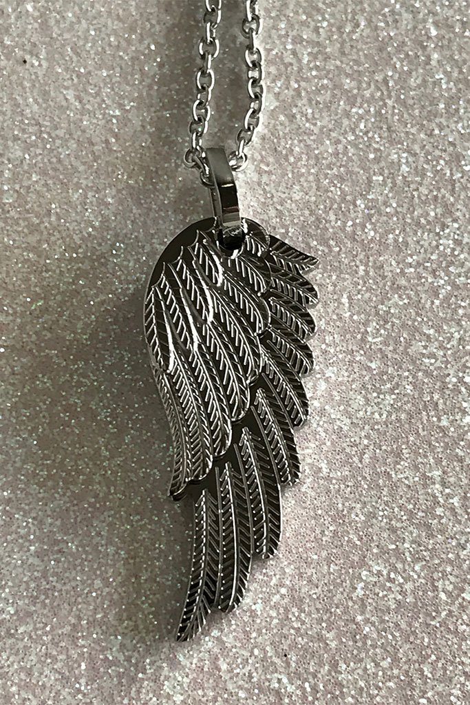 Darling Angel Silver Perfume Necklace