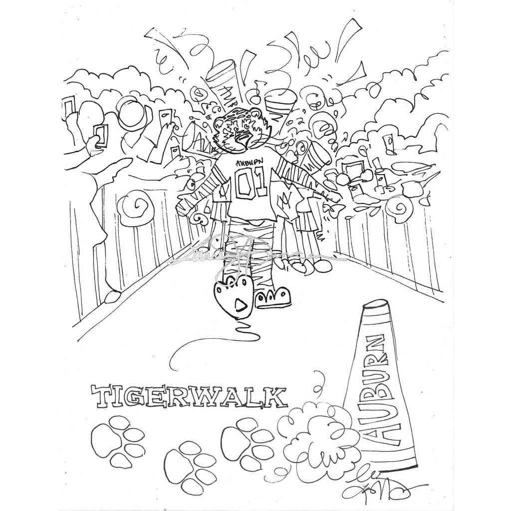 auburn university coloring pages