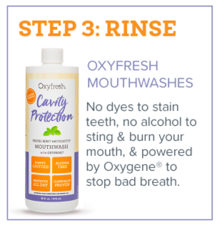 Fresh Breath in 3 Steps - Step 3 - Rinse