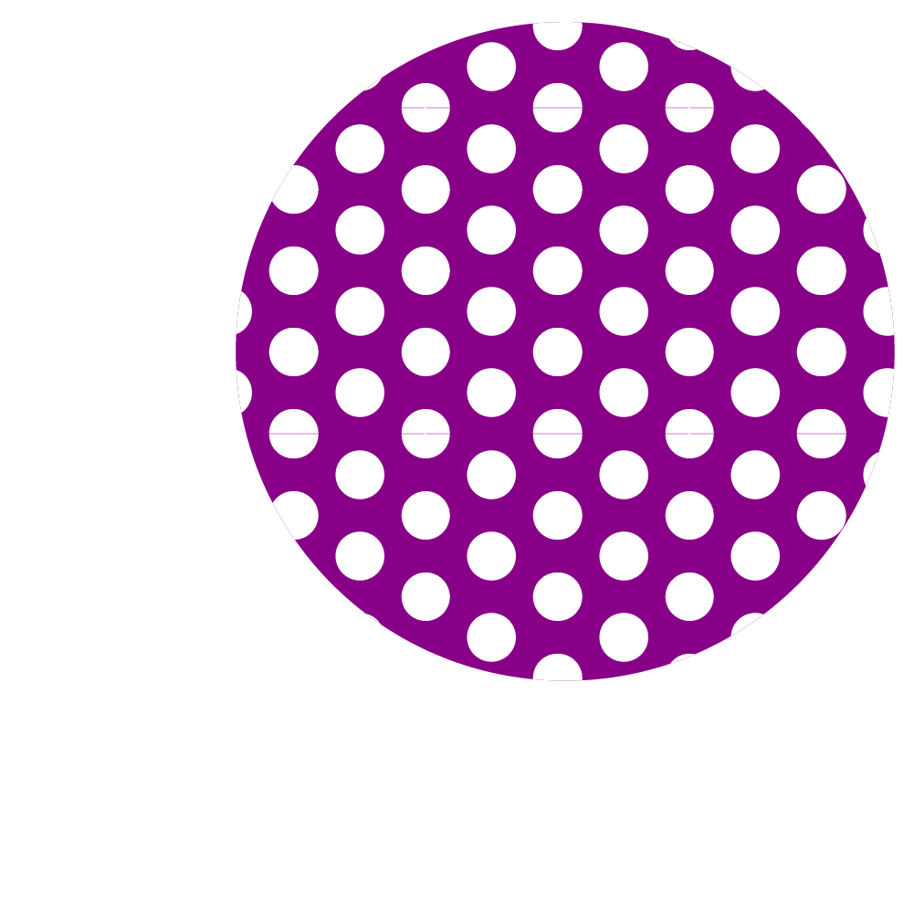 magenta circle with large dots overlayed