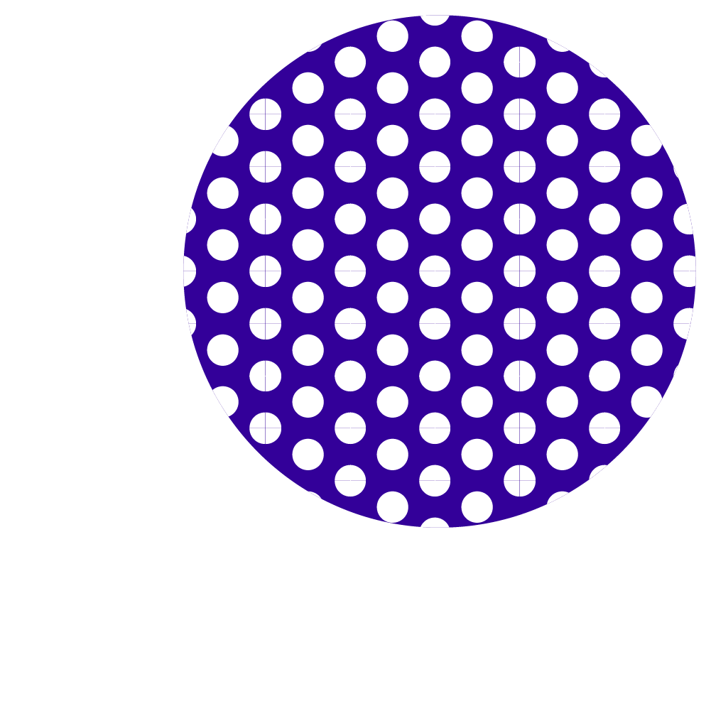 purple circle with medium dots overlayed