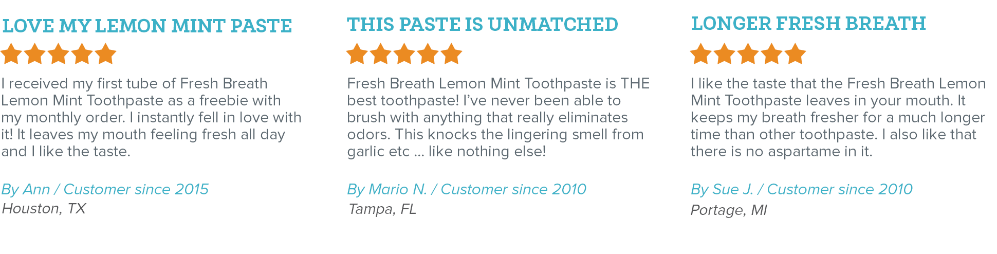 Oxyfresh - Eliminate Bad Breath - Fresh Breath Lemon-Mint Toothpaste Reviews