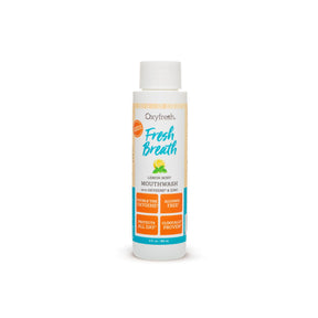 Fresh Breath Lemon Mint Mouthwash | 24 Hr Protection | Fluoride Free