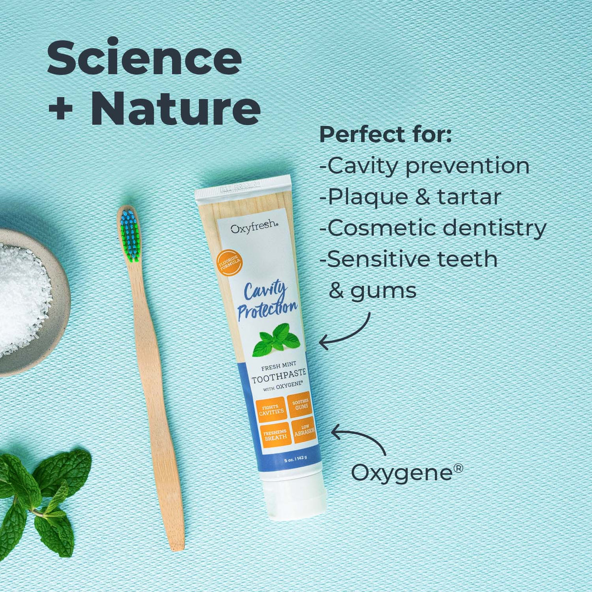 Cavity Protection Toothpaste | For Sensitive Teeth With Fluoride