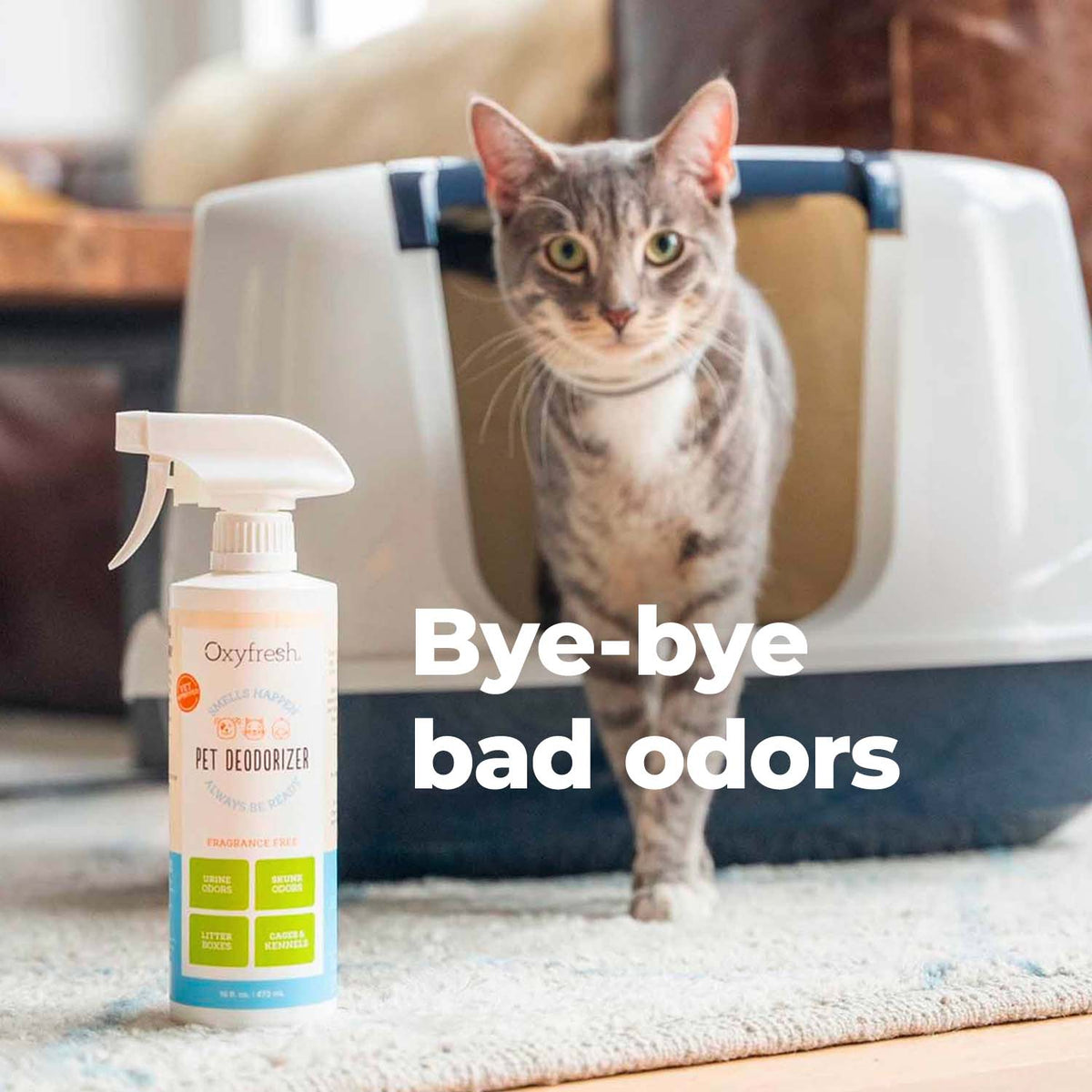 Advanced Pet Deodorizer Spray - Eliminate Pet Odors in Just Seconds