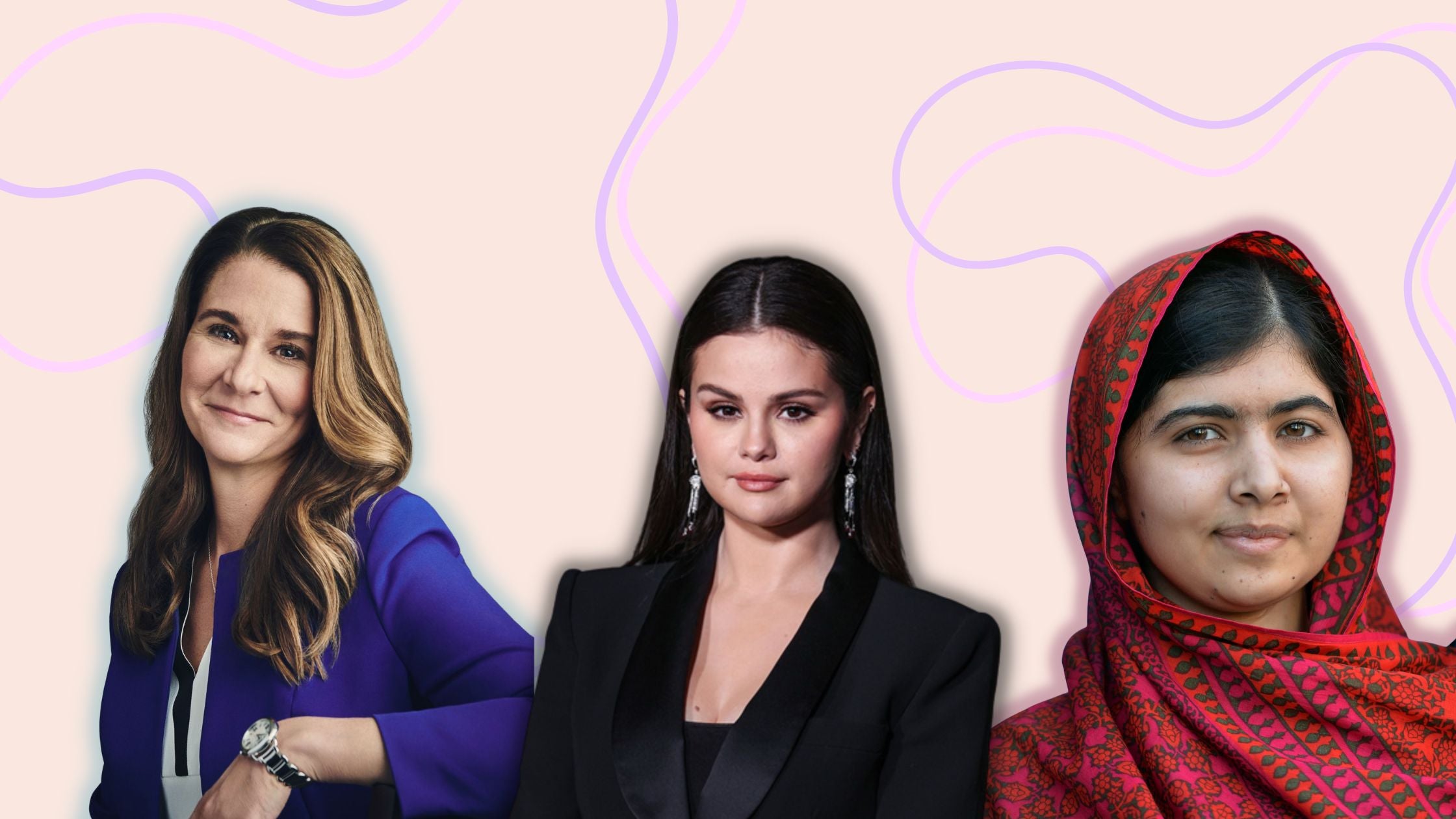 "The Power of Strength and Elegance: Celebrating International Women's Day with Malala Yousafzai, Melinda Gates, and Selena Gomez"
