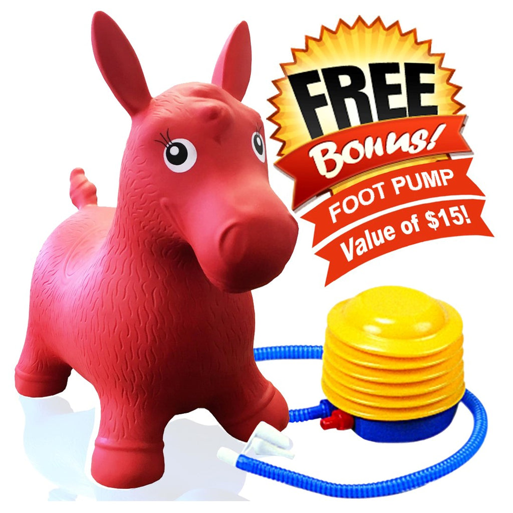 toddler rubber bouncy horse