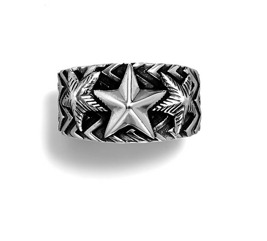 Wave Gear 3 Stars Ring – Sorrel Sky Gallery