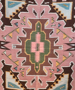 32" x 42" Burntwater Weaving by Elizabeth Roanhorse c1970s