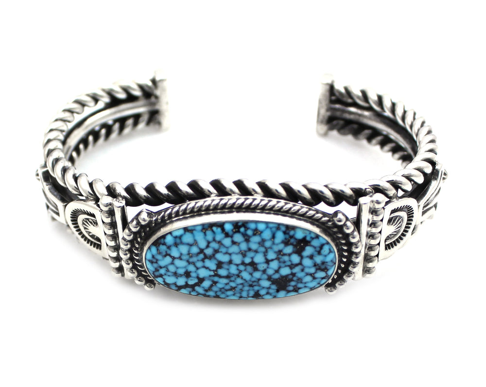 Kingman Bird's Eye Turquoise Old Style Bracelet