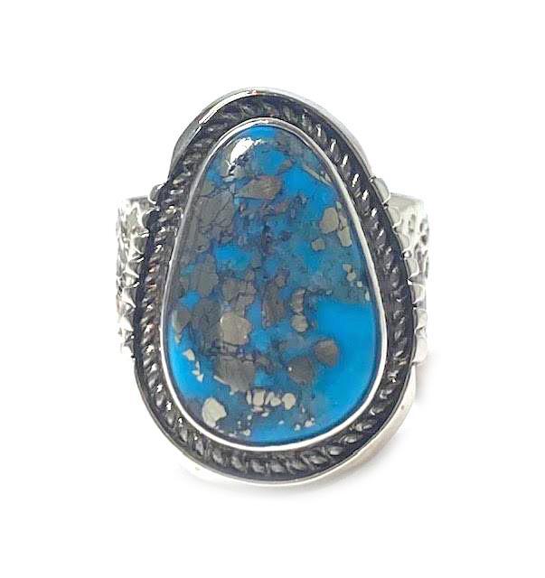 Morenci Turquoise Sterling Silver Ring – Sorrel Sky Gallery