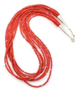 real coral necklace