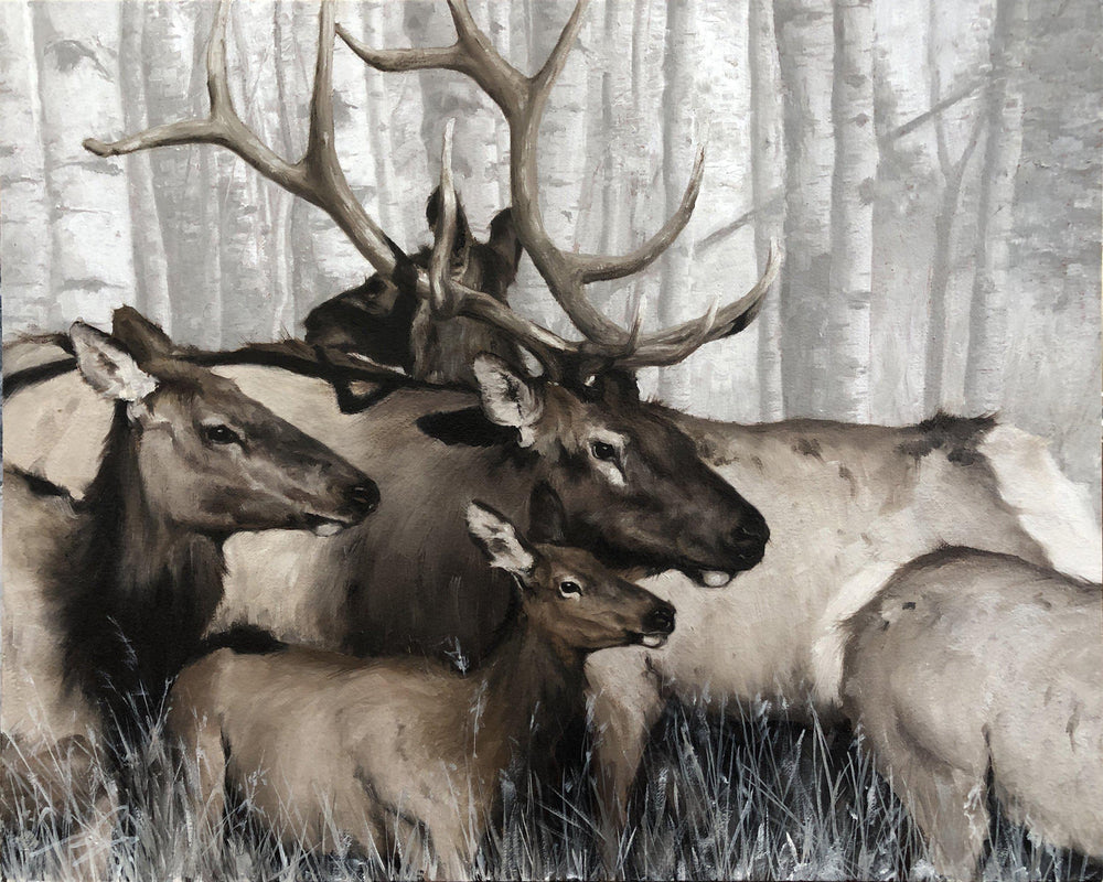 Elk-Painting-Doyle Hostetler-Sorrel Sky Gallery