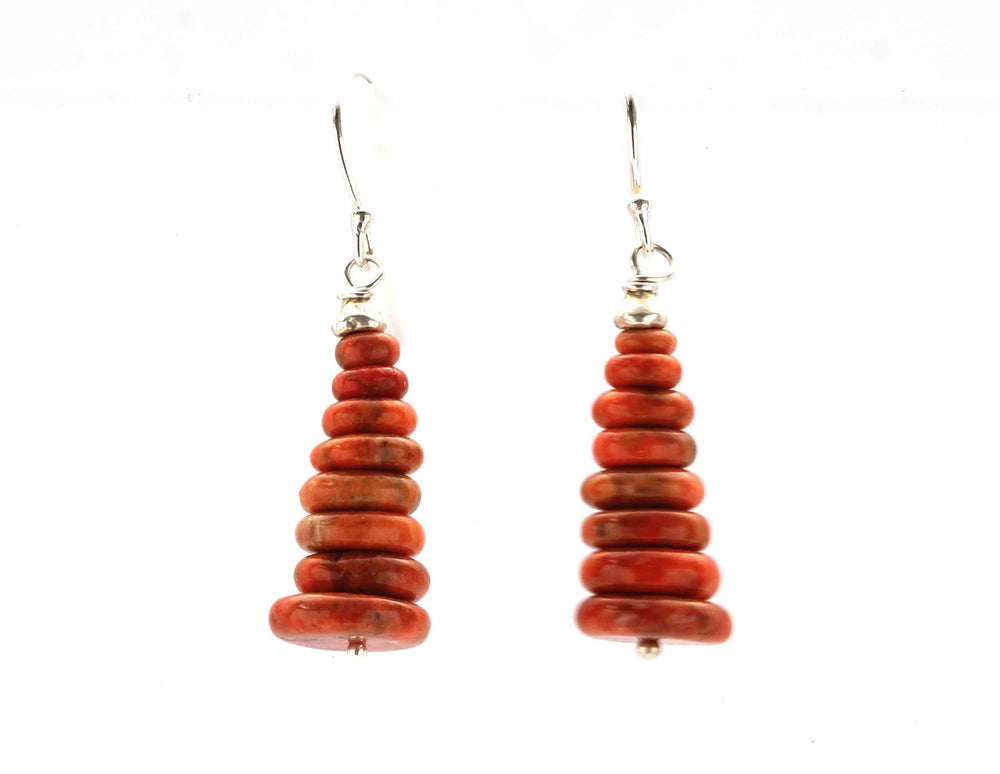 sponge coral earrings