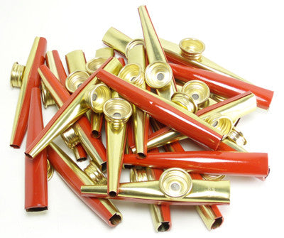 Metal Kazoo (Bag of 25) RED