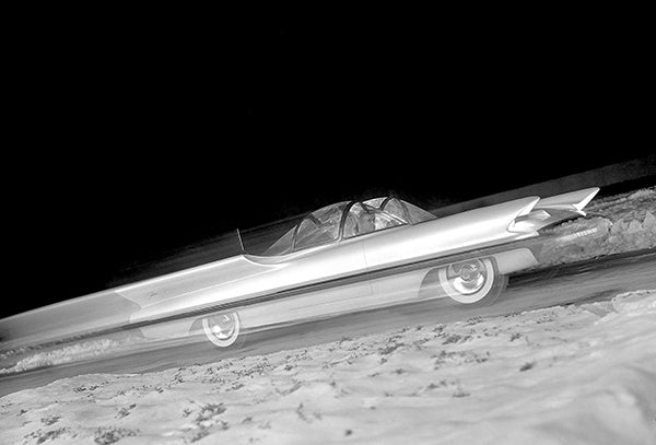 1955 Lincoln Futura Concept Car - Promotional Photo Poster