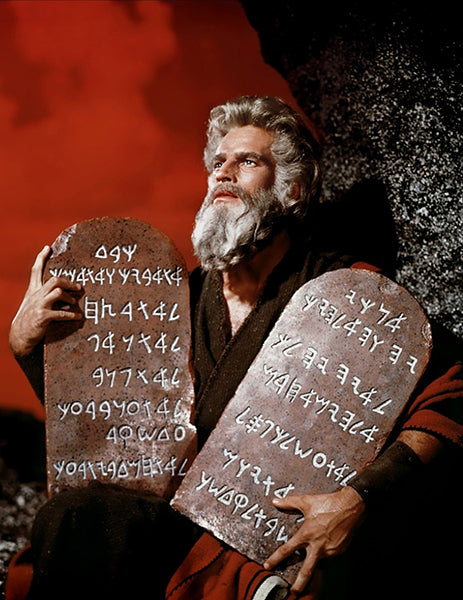 the ten commandments movie poster