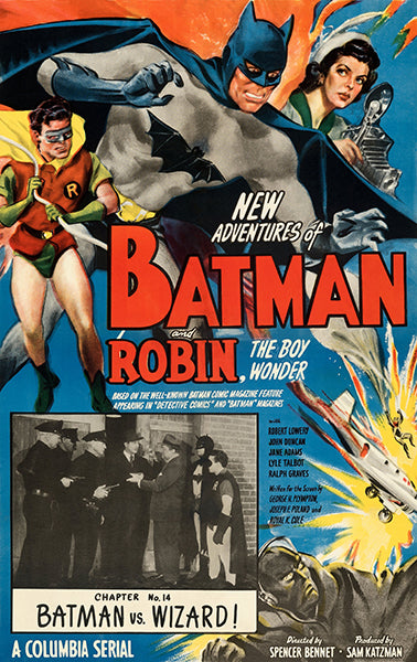 New Adventures Of Batman & Robin - Batman vs Wizard - 1949 - Movie Pos –  Poster-Rama
