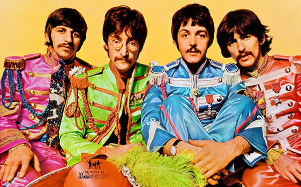 The Beatles - Sgt Pepper's Lonely Hearts Club Band - 1967 - Fan Club  Promotional Poster