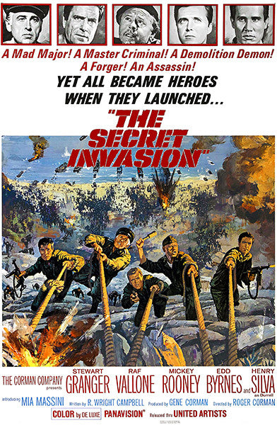 The Secret Invasion - 1964 - Movie Poster – Poster-Rama