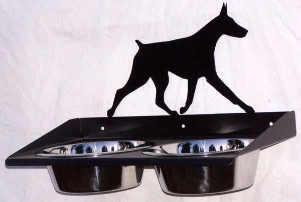 metal dog feeder