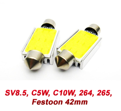 SV8.5, C5W, C10W, 264, 265, Festoon 42mm