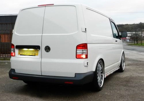 vw t5 number plate light