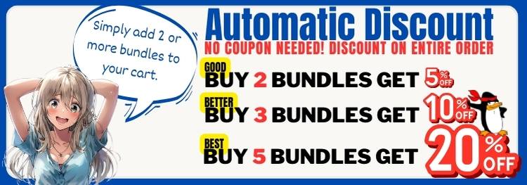 Get automatic discounts when buying more than one digital bundle