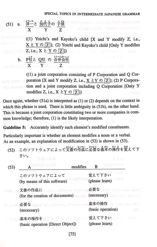 A Dictionary Of Intermediate Japanese Grammar