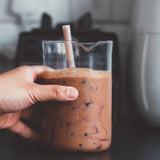 Vegan Chocolate Blueberry smoothie by @perezeats