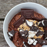 Chocolate Peanut Butter Protein Oats by @charlotteclarkeuk