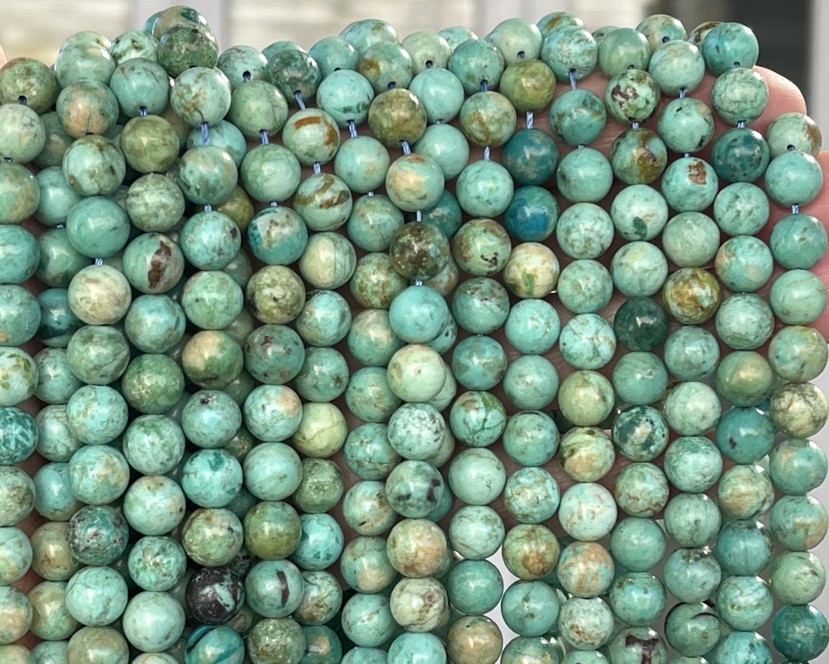 AAA PERUVIAN Opal Beads Ocean Blue Graduated 4 to 10mm Round – New World  Gems