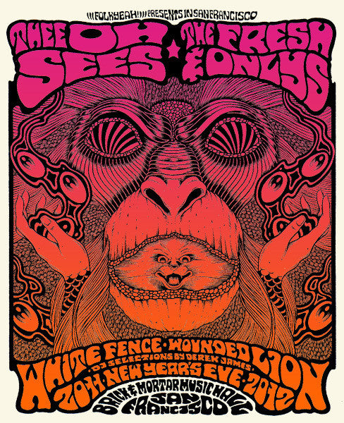 Thee Oh Sees San Francisco 11 Alan Forbes Secret Serpents