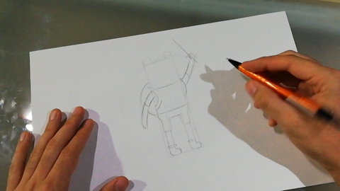  How To Draw Finn - Adventure Time Drawing Step By Step - Drawing Shoes And Socks