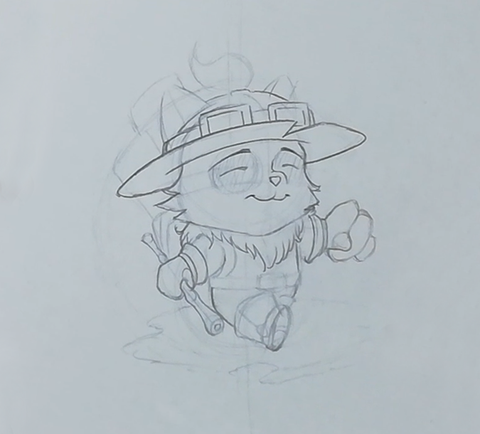 How To Draw Teemo - League Of Legends - Drawing Of Teemo From League Of Legends Step 15