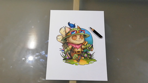 How To Draw Teemo - League Of Legends - Drawing Of Teemo From League Of Legends Finished 