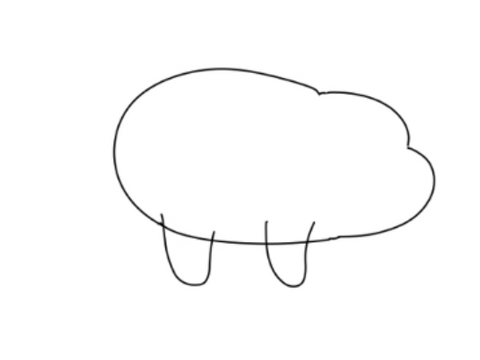 How To Draw We Bare Bears - Drawing Legs And Adding Details To The Bear With The Letter U
