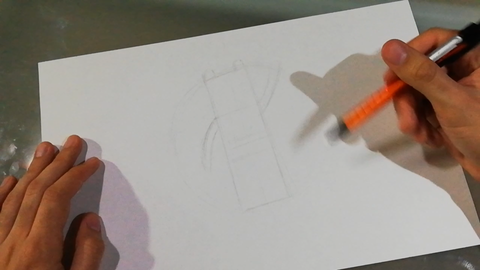  How To Draw Finn - Adventure time Drawing Step by Step - Drawing Two Curves To Draw The Arms