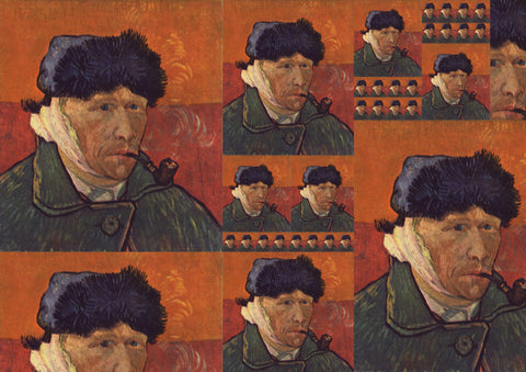 Van Gogh Art And Science - Ear Delusion Reality Painting