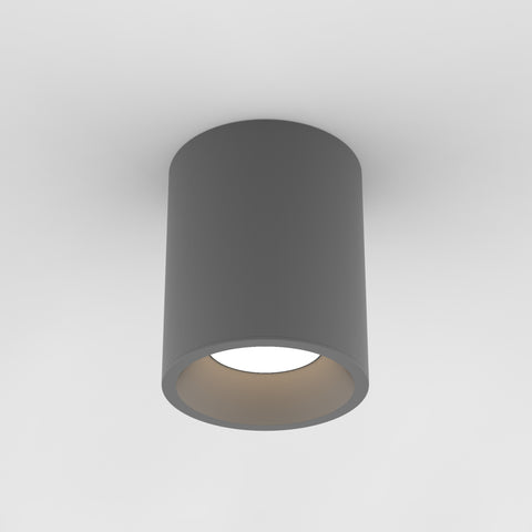 Kos Round 140 LED - Textured Grey