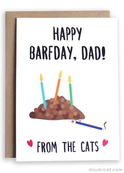 birthday cards with cats on them